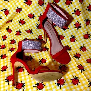 Red Stiletto with Rhinestone by Olivia Ferguson